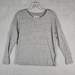 Rivet & Thread T-Shirt Womens XS Gray Heather Casual Long‎ Sleeve USA MADE